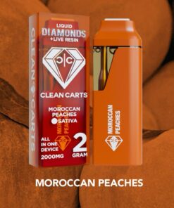 Clean Carts Moroccan Peaches Yellow Edition Disposable – Sativa