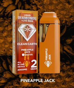 Clean Carts Pineapple Jack Yellow Edition Disposable – Sativa